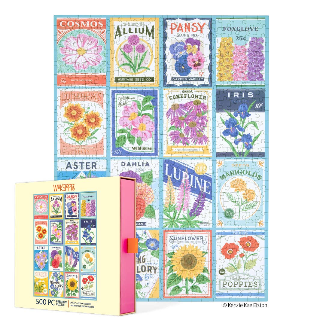 Seed Packets 500 Piece Puzzle