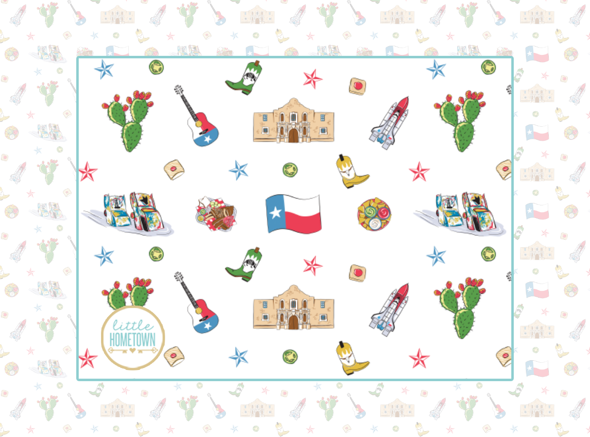 Texas Baby Swaddle Blanket (Unisex)
