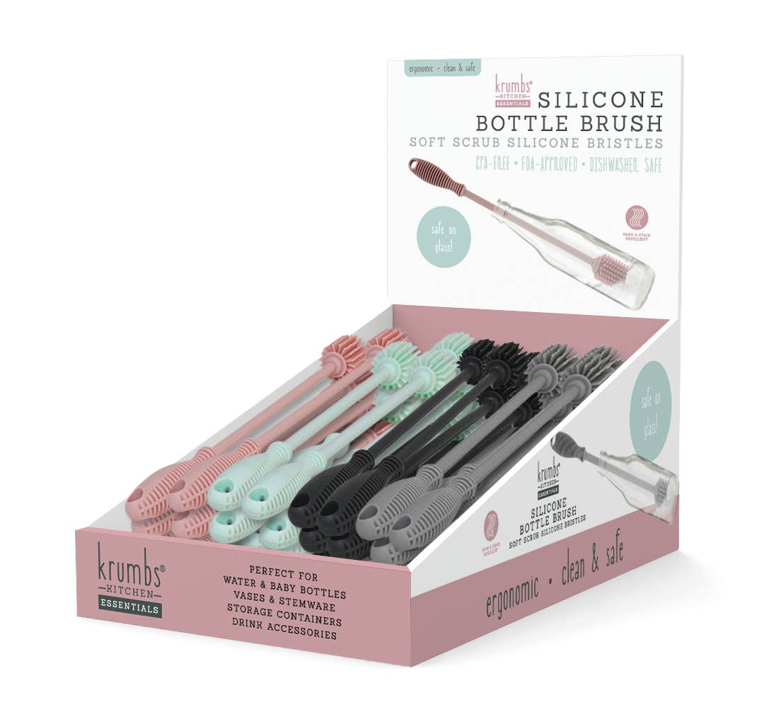 DM Merchandising - Krumbs Kitchen Essentials Silicone Bottle Brush