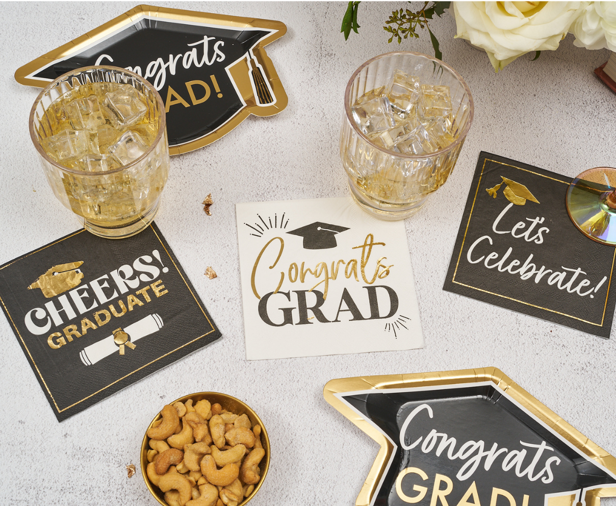 Sophistiplate - Congrats Grad Cocktail Napkins /26pk