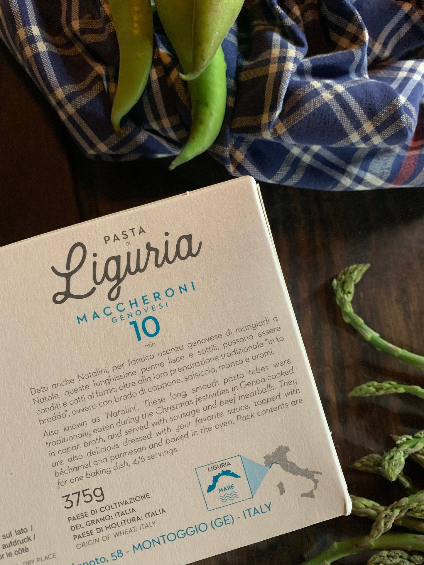Organic Maccheroni Genovesi by Pasta di Liguria