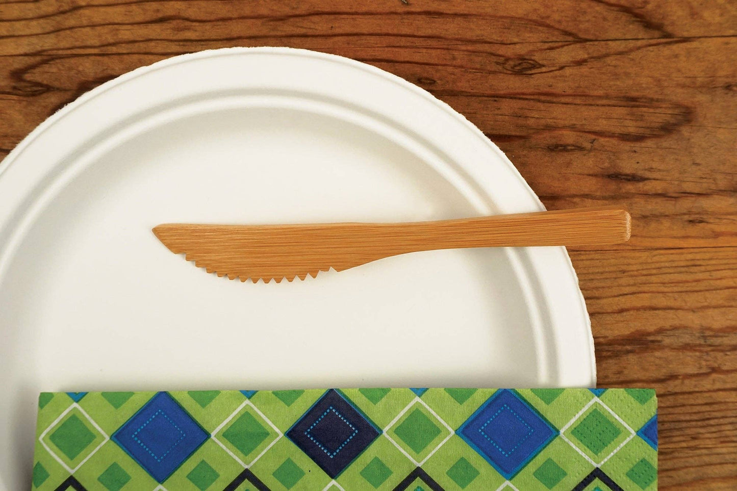 Bamboo Knife - 12 Pcs Polybag