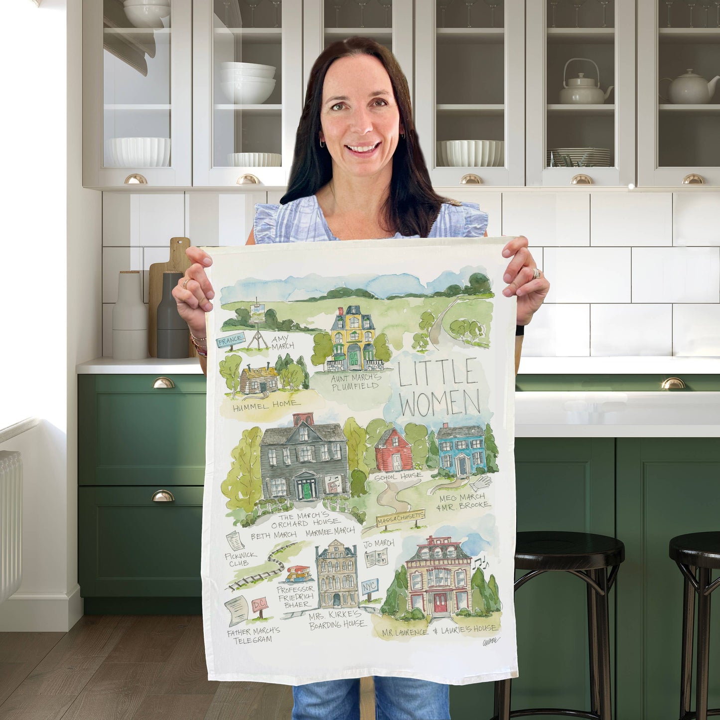 Little Women Tea Towel
