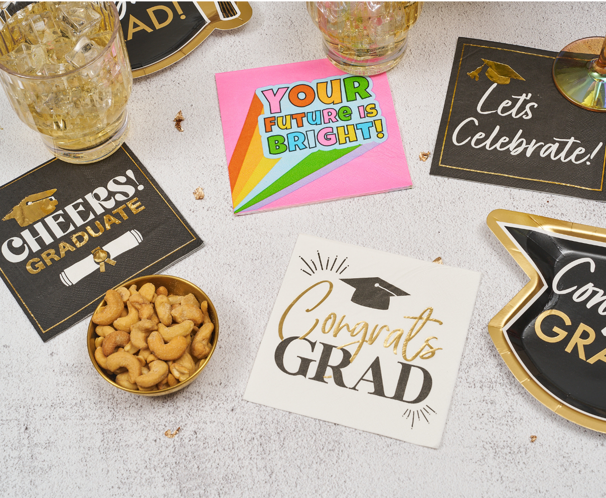 Sophistiplate - Congrats Grad Cocktail Napkins /26pk