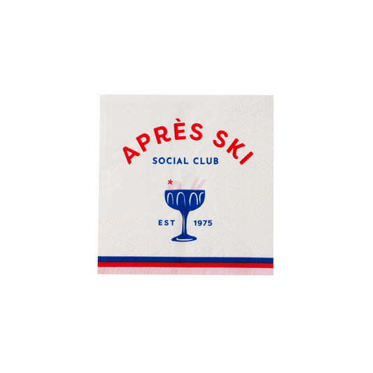 Apres Ski Winter Cocktail Napkins (Set of 20)