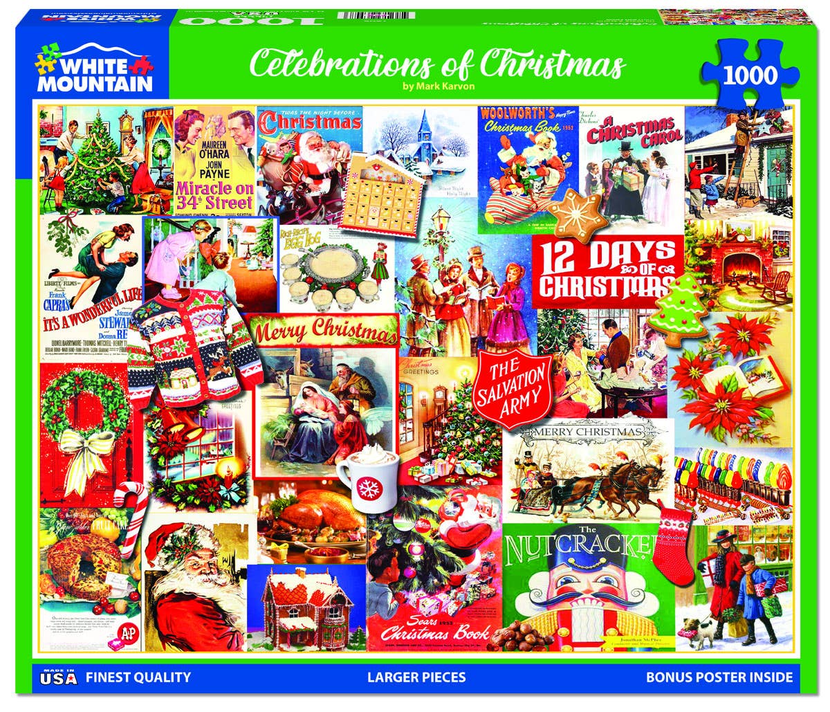 Celebrations of Christmas - 1000 Piece Jigsaw Puzz