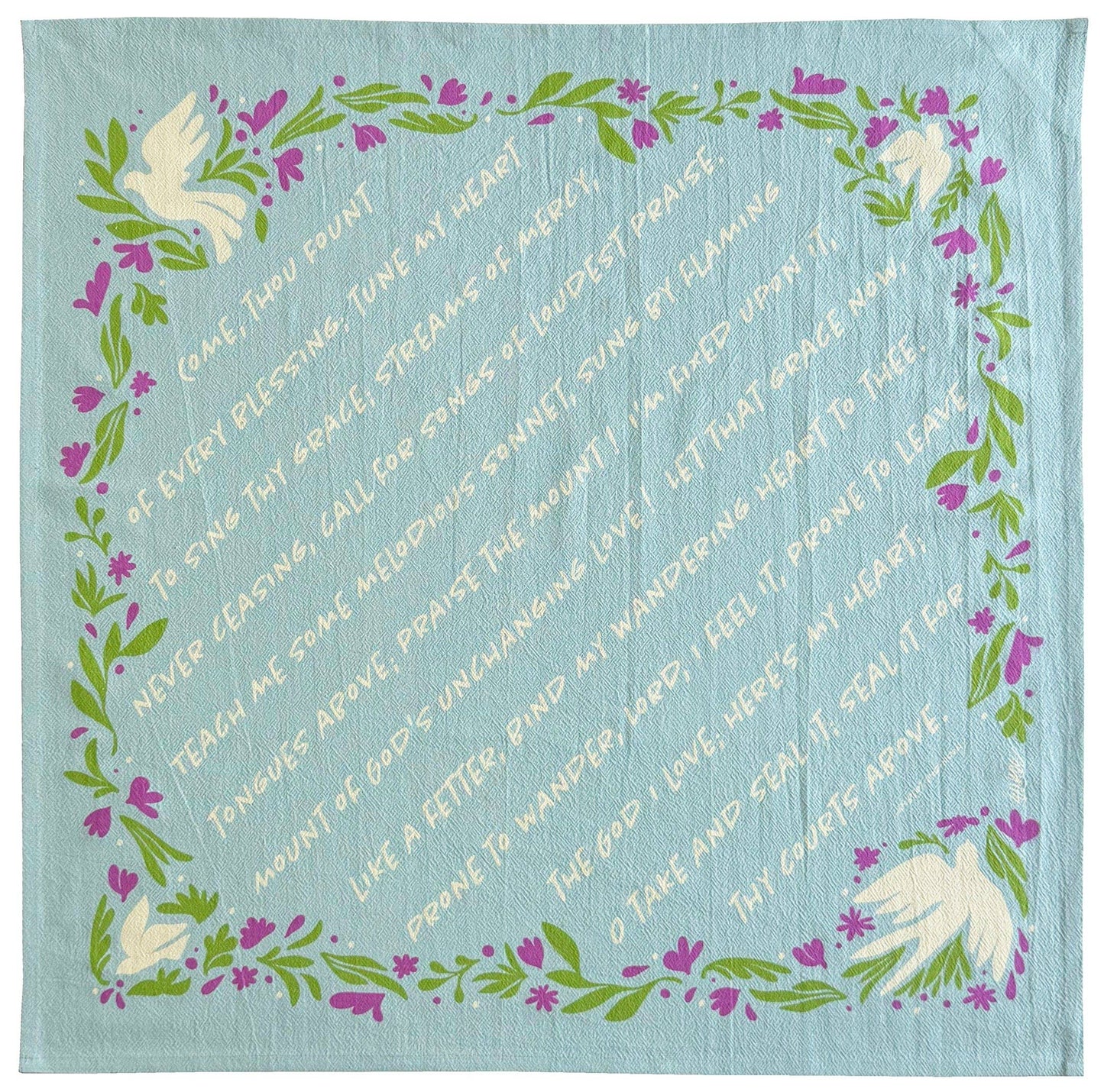 Come Thou Found Hymn Tea Towel
