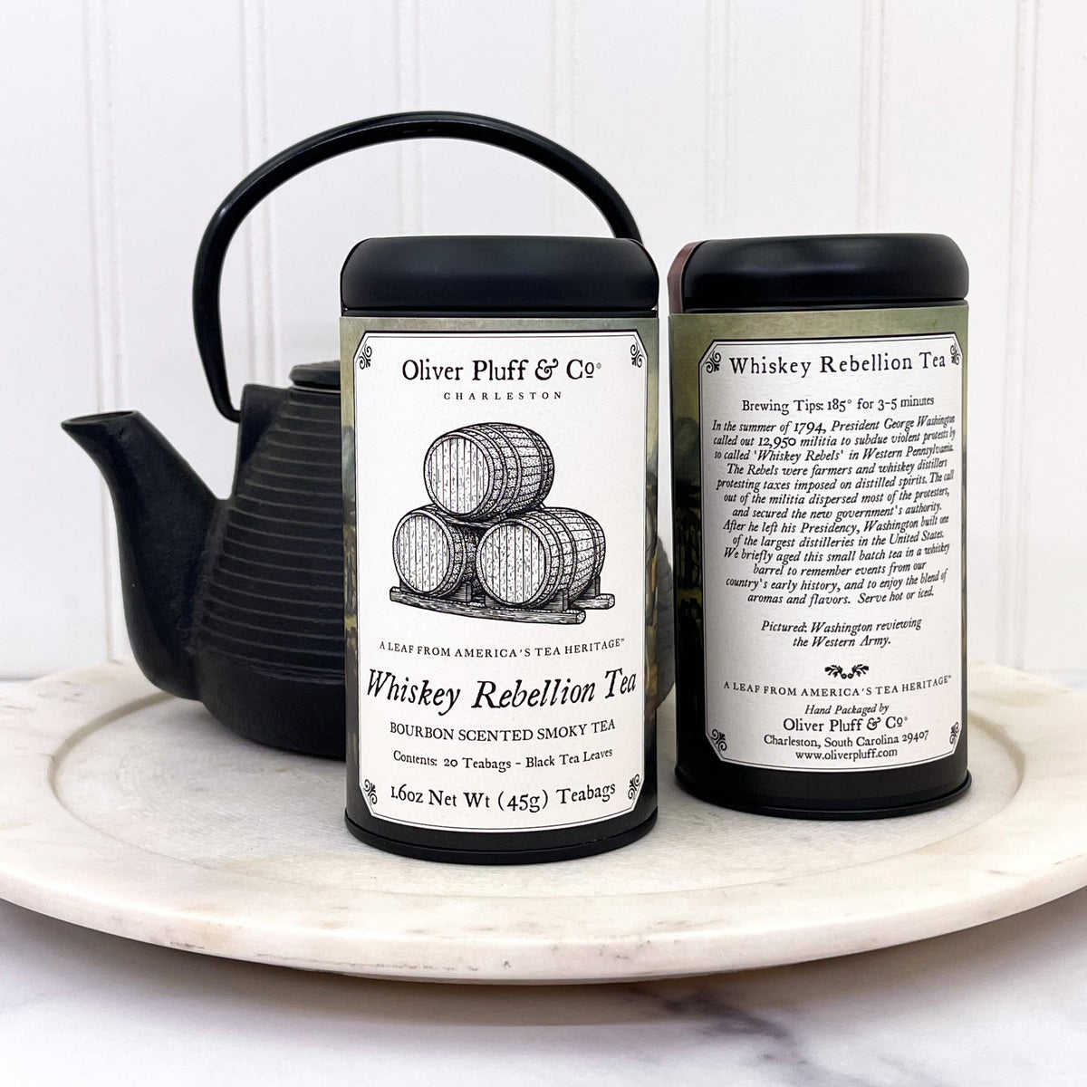 Whiskey Rebellion Tea Tin - 20 Teabags