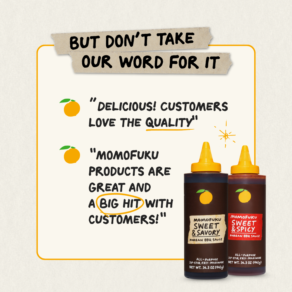 Momofuku - Sweet & Savory Korean BBQ Sauce | Marinade | Condiment