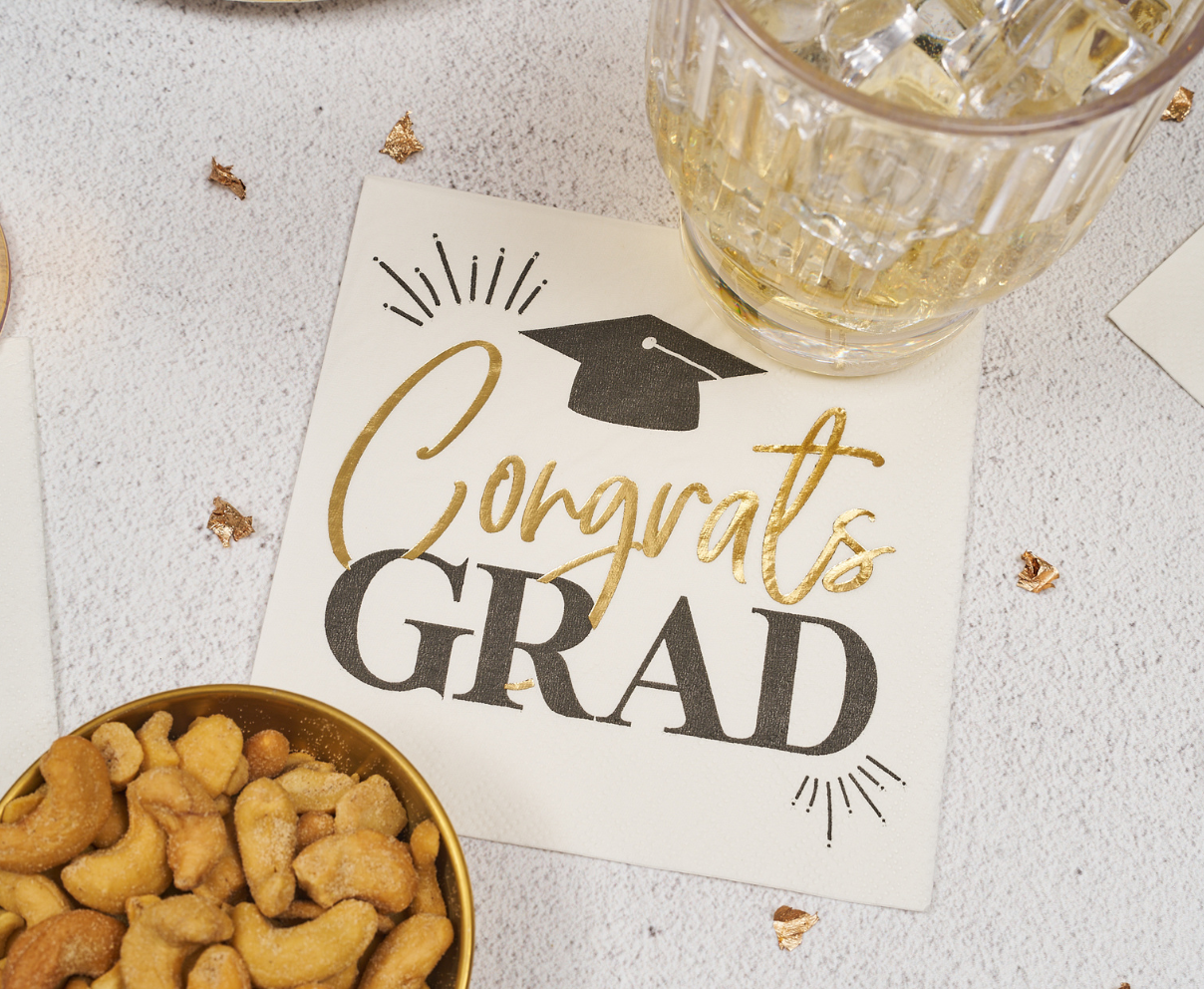 Sophistiplate - Congrats Grad Cocktail Napkins /26pk