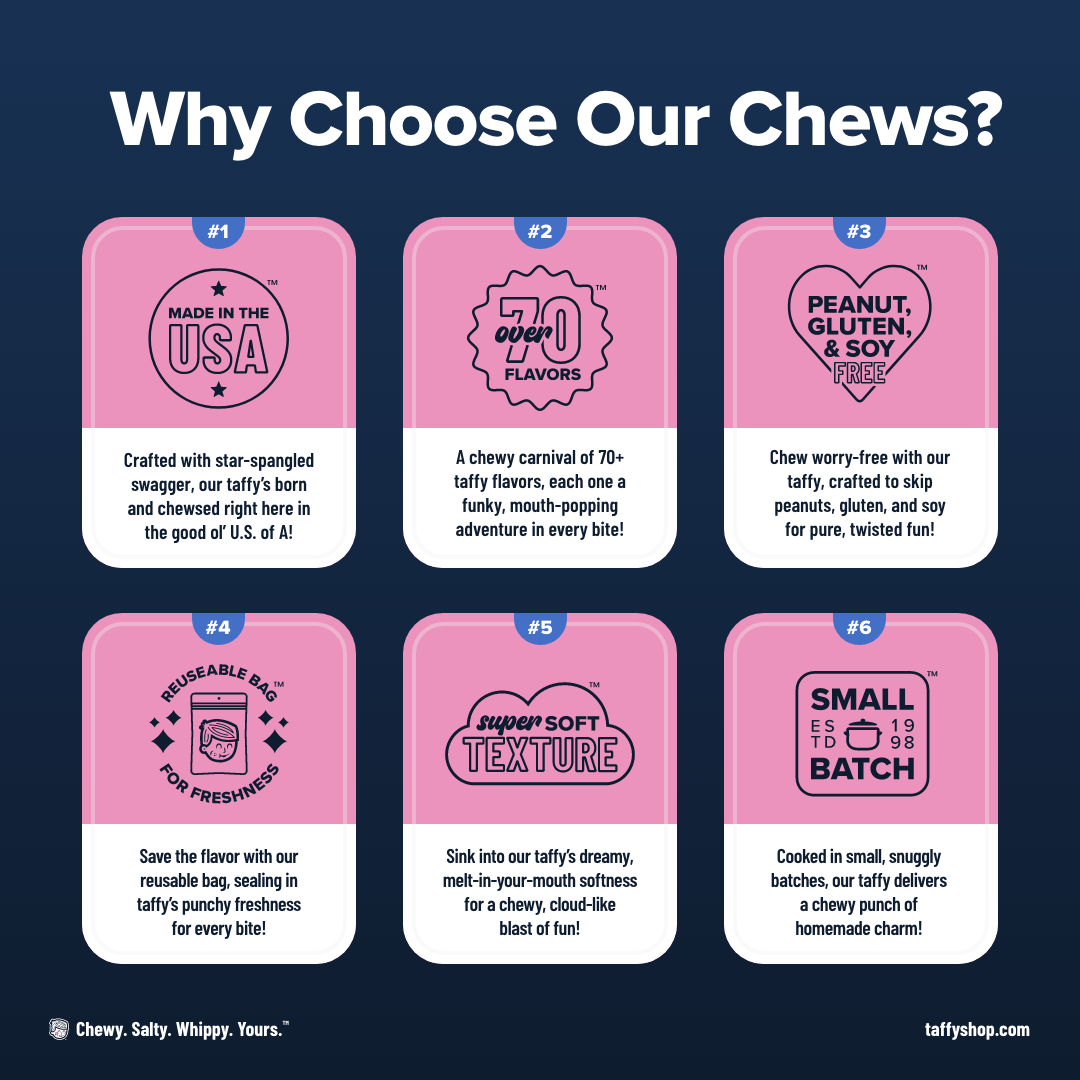Chew-La-La™ Taffy (Peach+Orange+ Cranberry)