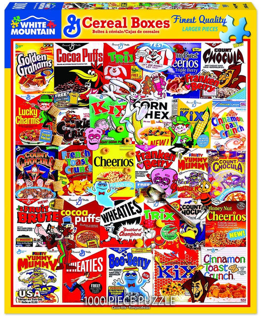 Cereal Boxes (1261pz) - 1000 Piece Jigsaw Puzzle
