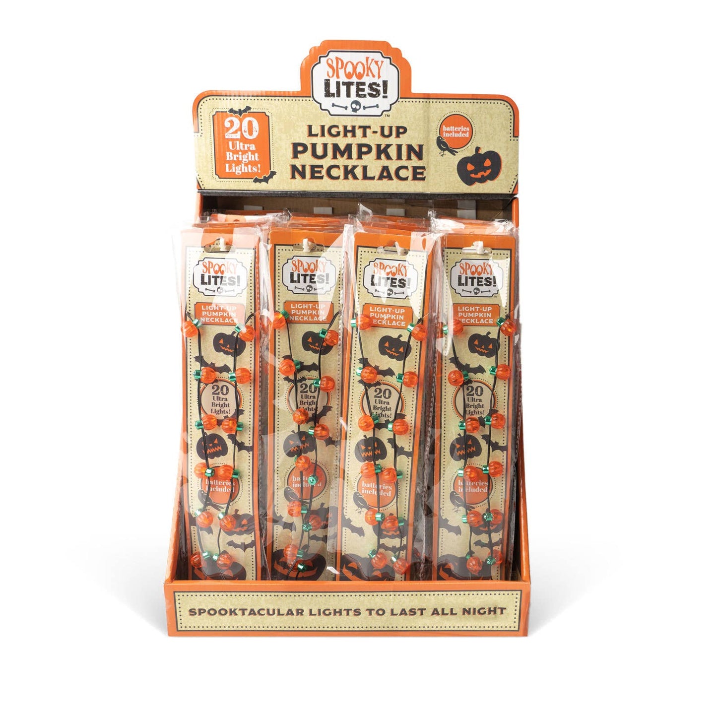DM Merchandising - New Losta Light Pumpkin Necklace w/ 20 lights