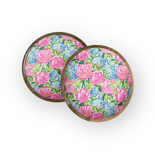 Hydrangeas Trays (S-8", M-10" or L-12" in Pack of 2) 7-23