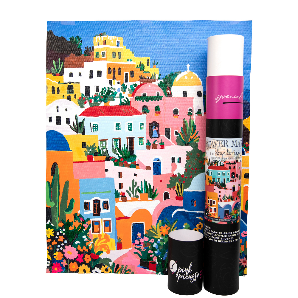 Pink Picasso Kits - Flower Market: Santorini