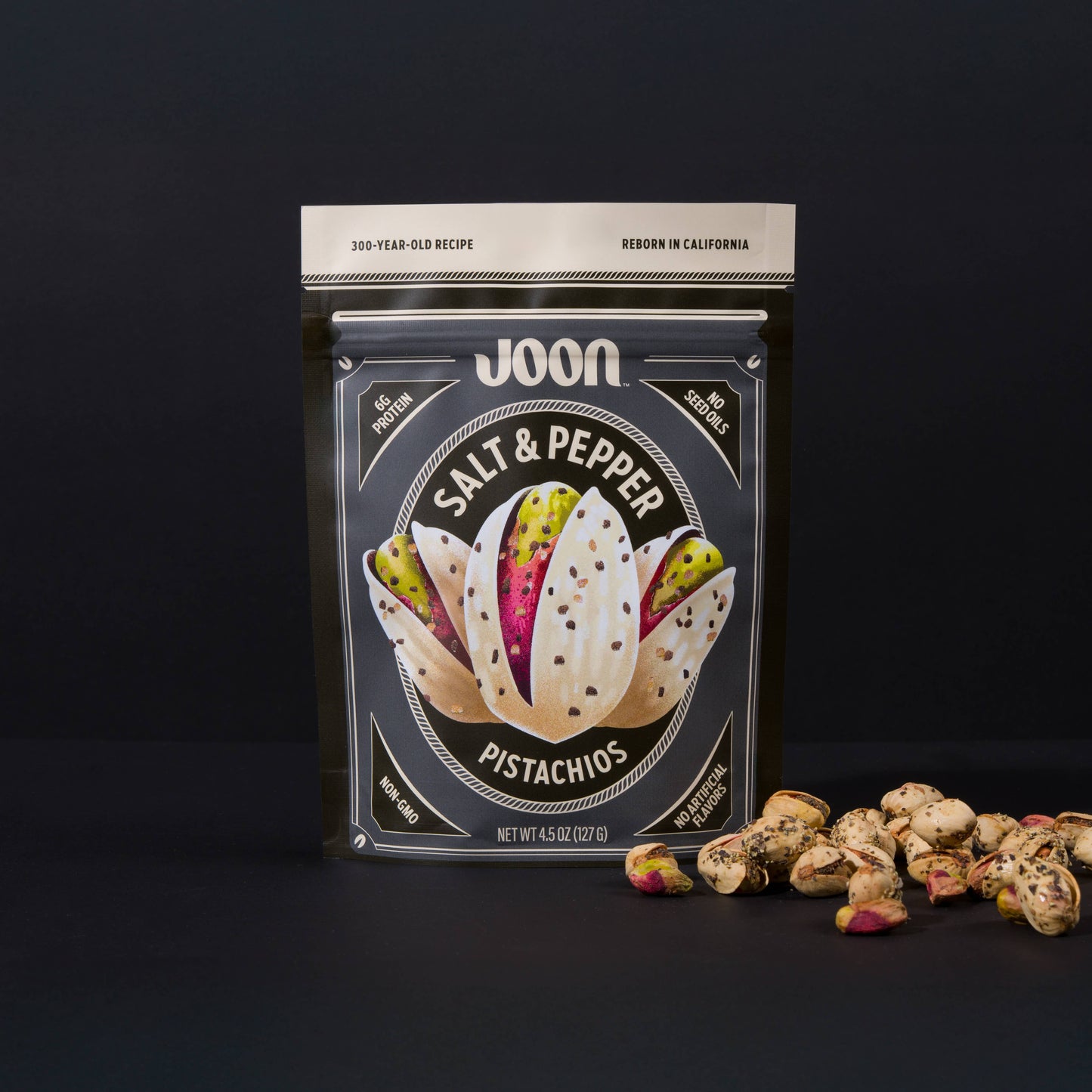 Joon - Joon Salt and Pepper Pistachios | Pistachio Gourmet Snacks