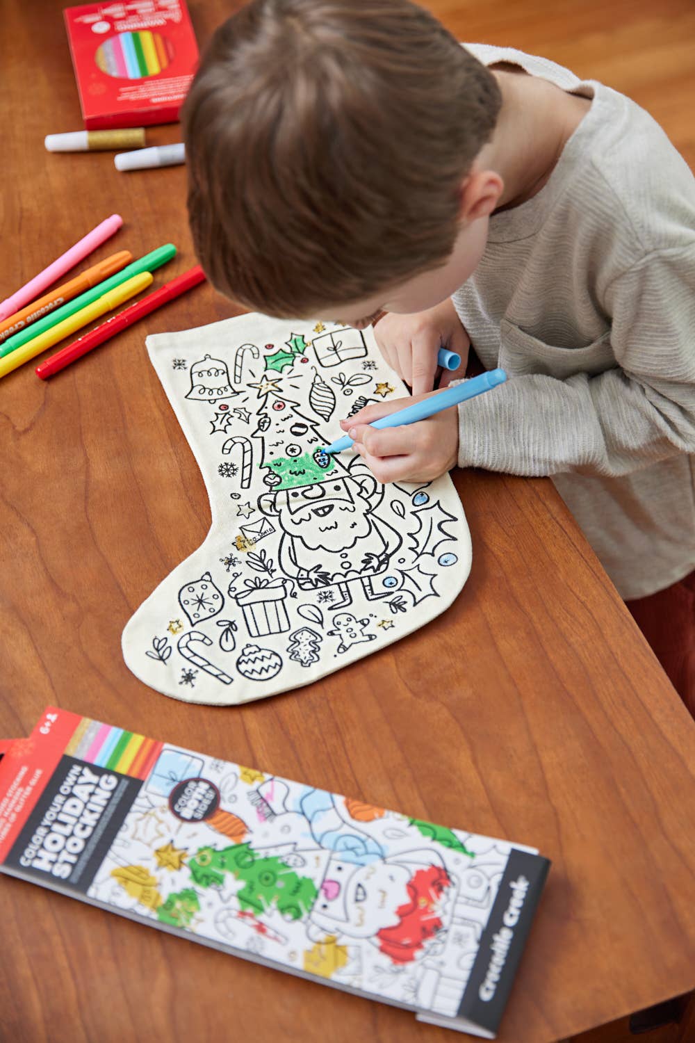 Color Your Own Holiday Stocking