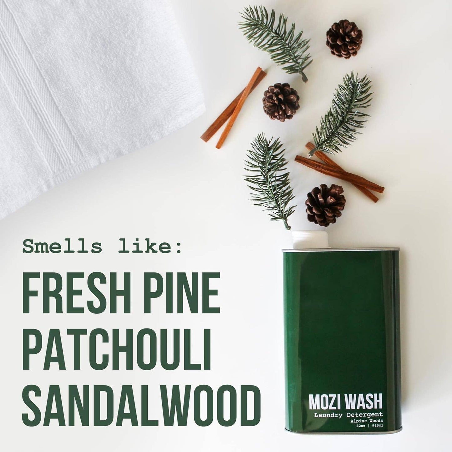 Mozi Wash - Alpine Woods Laundry Detergent