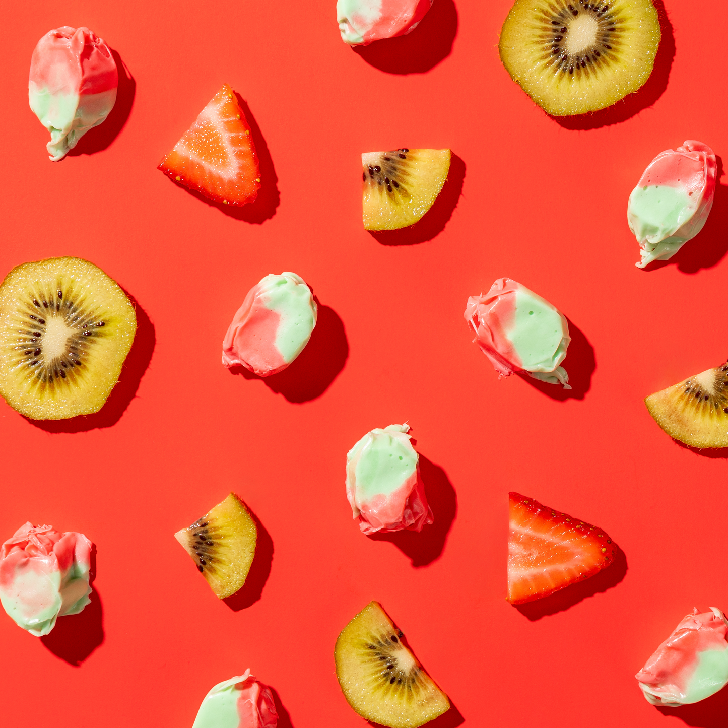 Sour Strawberry Kiwi Zappy™ Taffy
