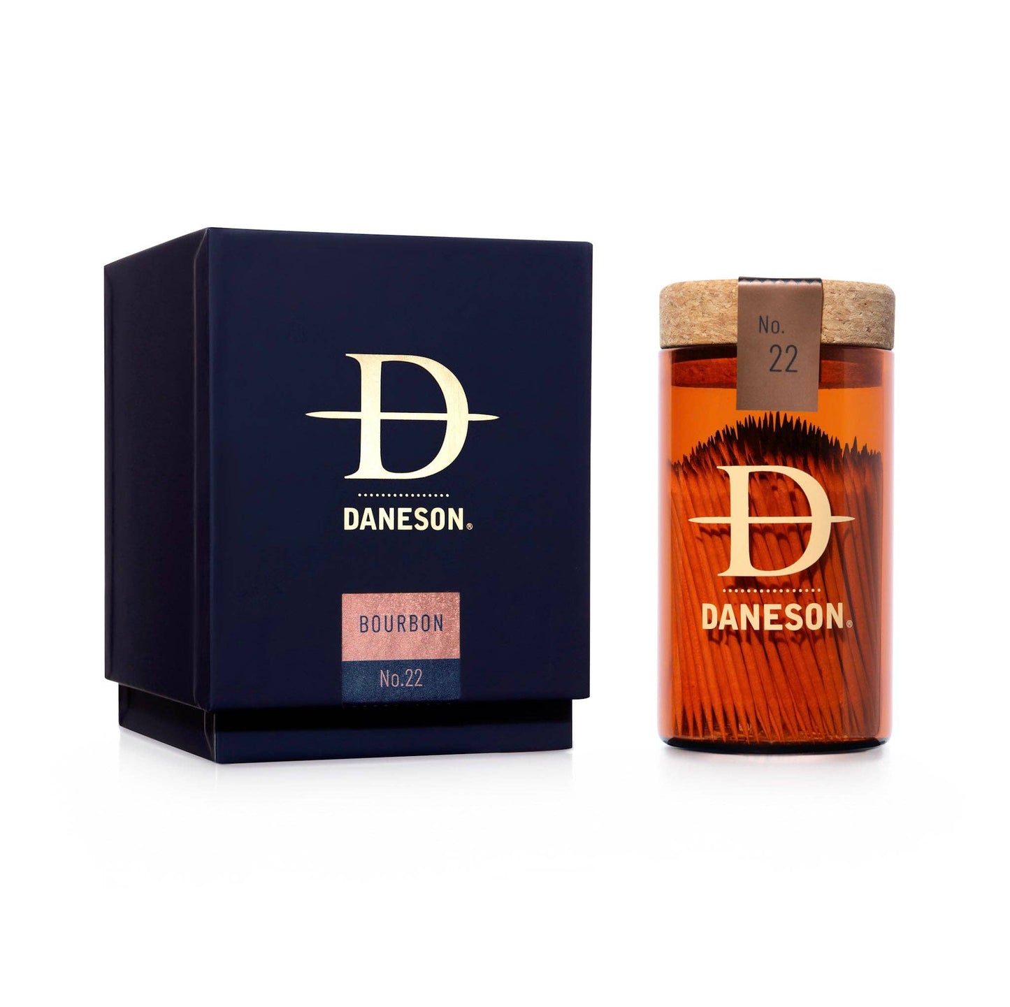 200-Toothpick Jar | Bourbon No.22