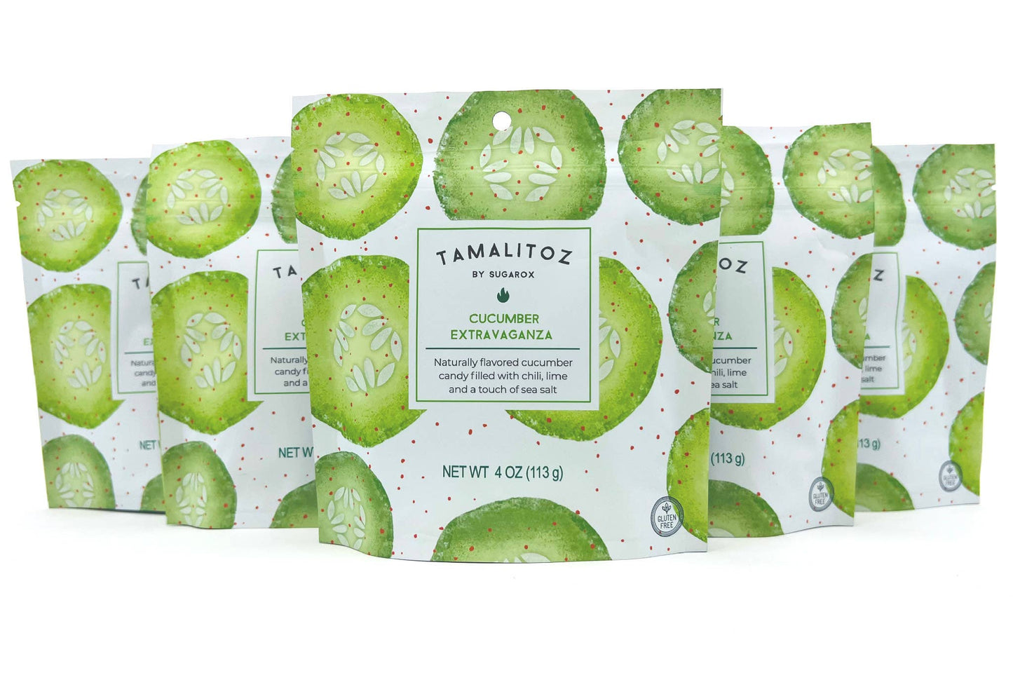 Sugarox Candy Studio LLC - CUCUMBER EXTRAVAGANZA TAMALITOZ CANDY 12CT