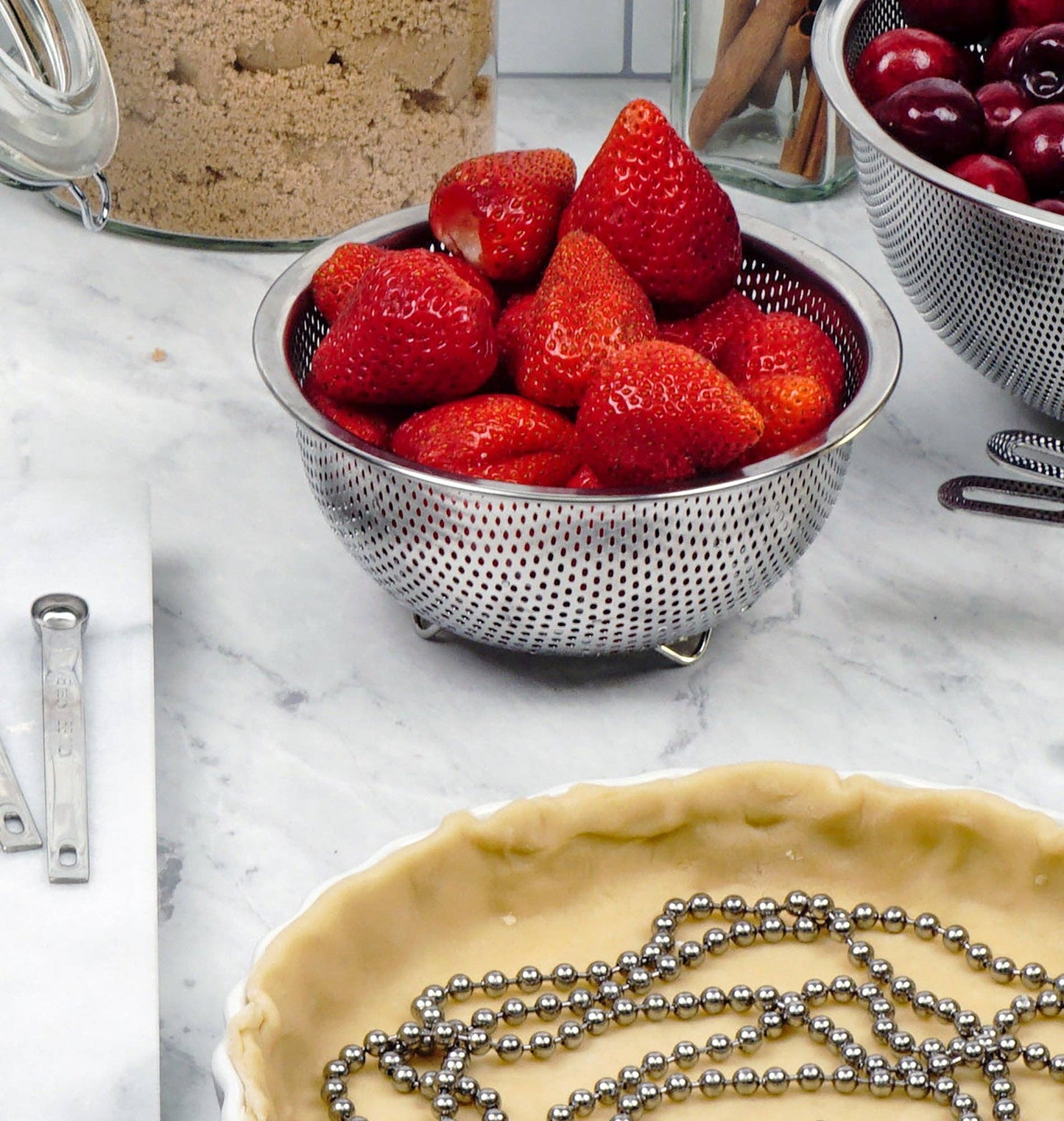 Precision Pierced Berry Colander