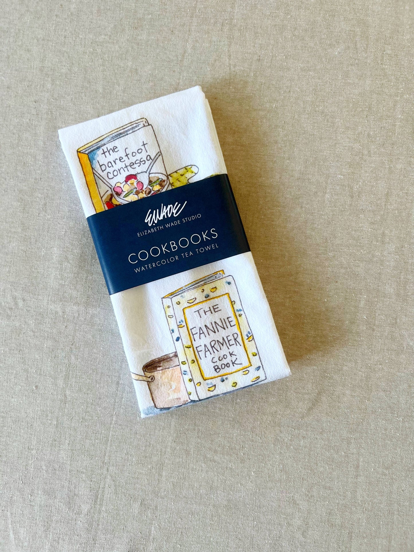 Cookbooks Tea Towel