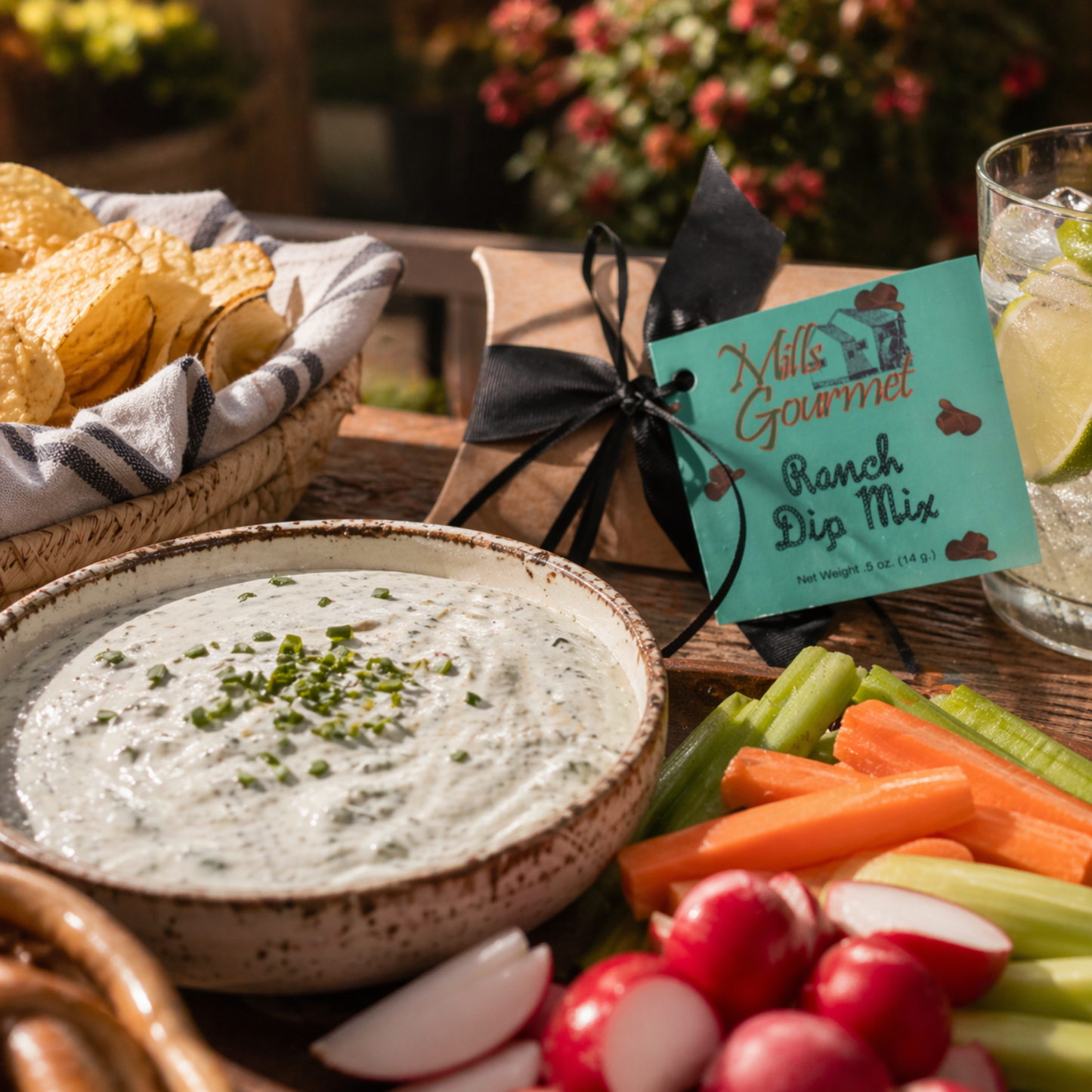 Mills Gourmet - Dip Mix - Ranch - .5 oz Kraft Pillow Box