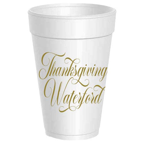 Sassy Cups - Thanksgiving Waterford - 10 pack