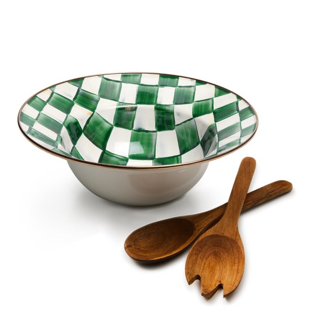 MacKenzie Childs Salad Server Set