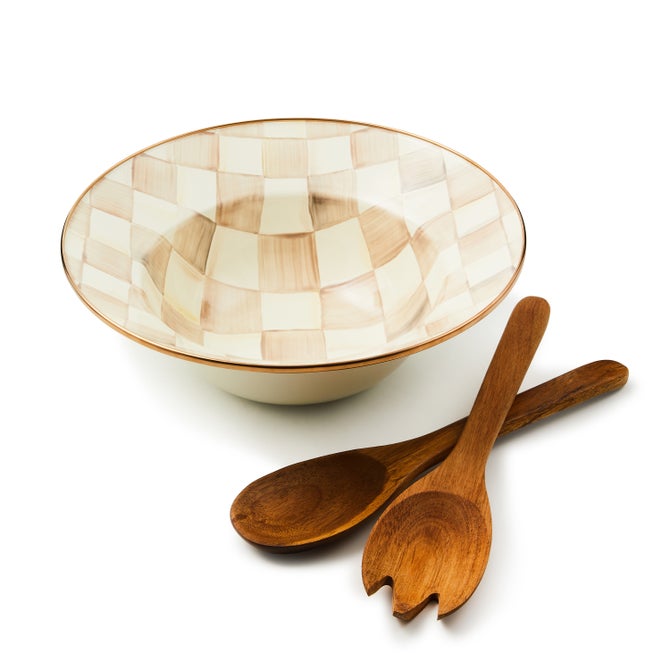 MacKenzie Childs Salad Server Set