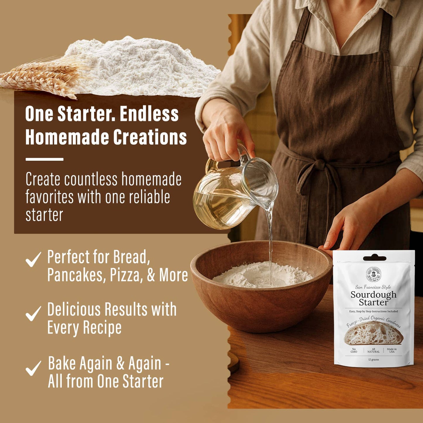My Rustic Roots - Original Sourdough Starter Culture - Bestseller