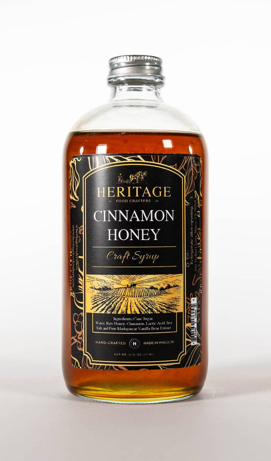 Heritage Food Crafters - Specialty Coffee and Beverage Syrup - Cinnamon Honey 16oz