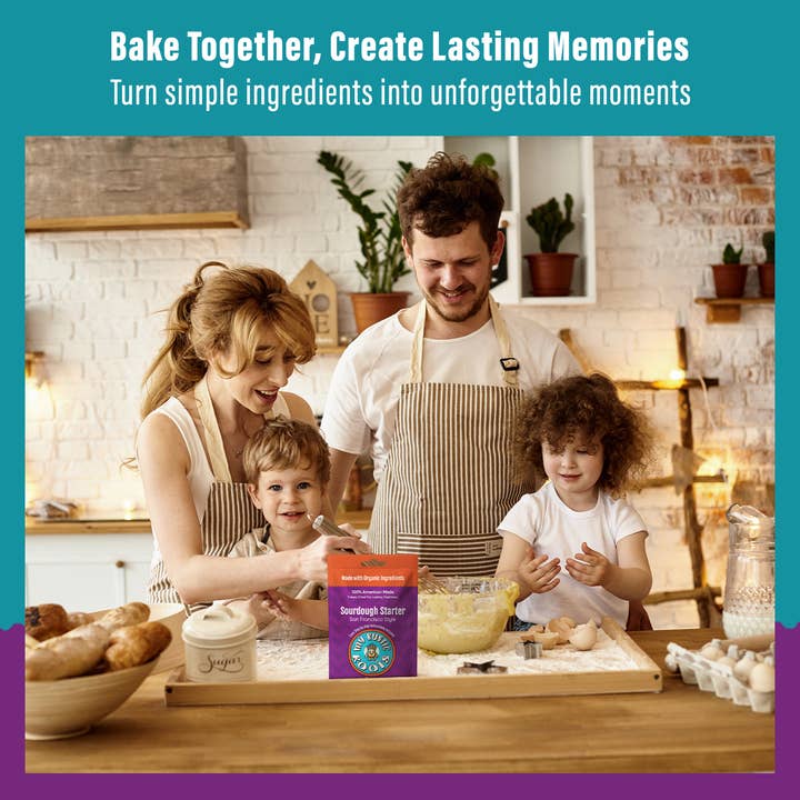 My Rustic Roots - Organic, Non-GMO Sourdough Starter | Freeze Dried |  12gm