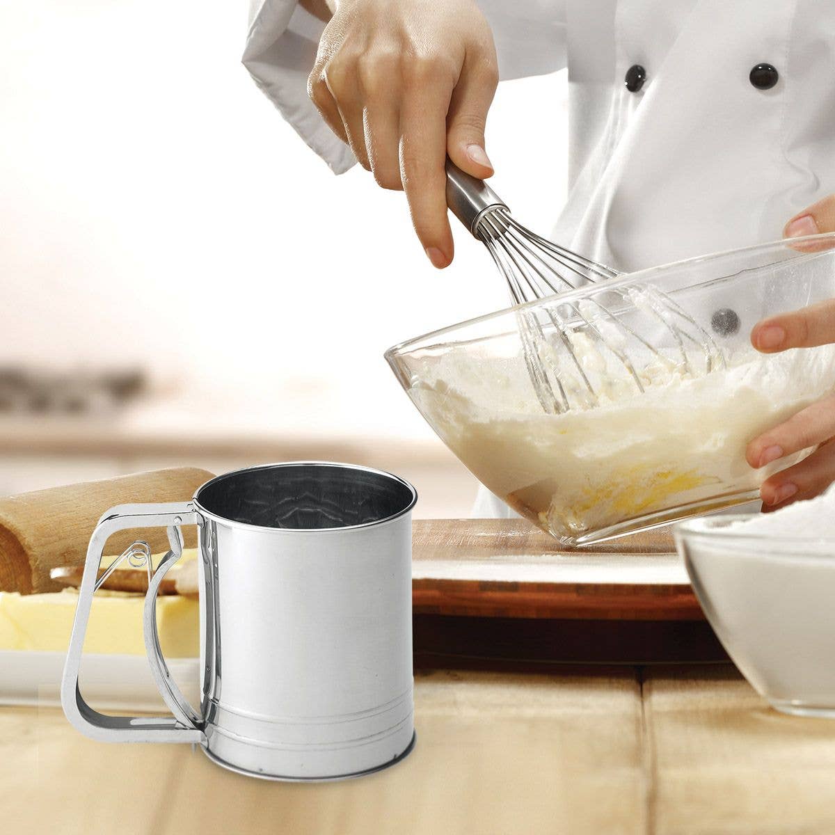HIC - Harold Import Co. - Mrs. Anderson’s Baking Hand Squeeze Flour Sifter