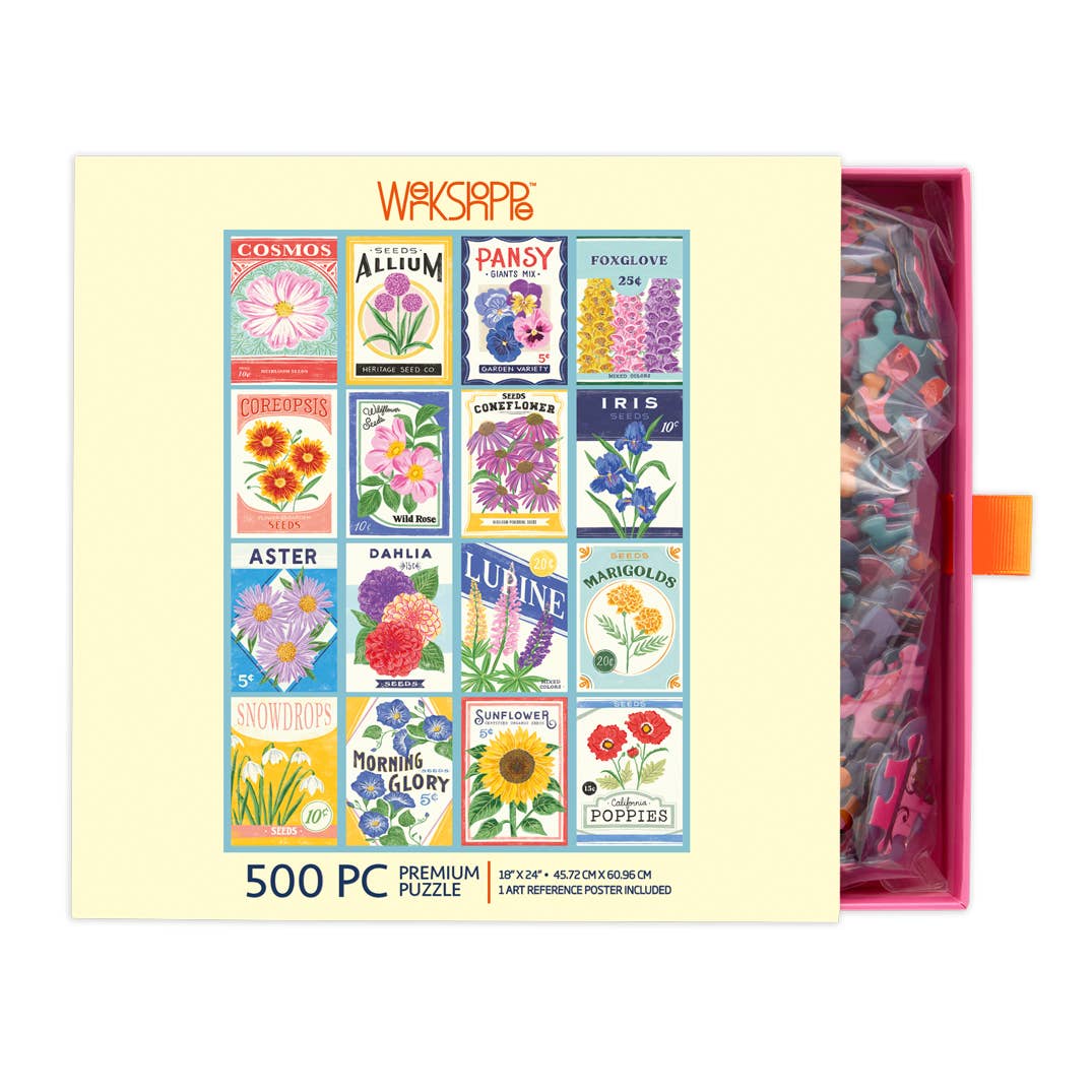 Seed Packets 500 Piece Puzzle