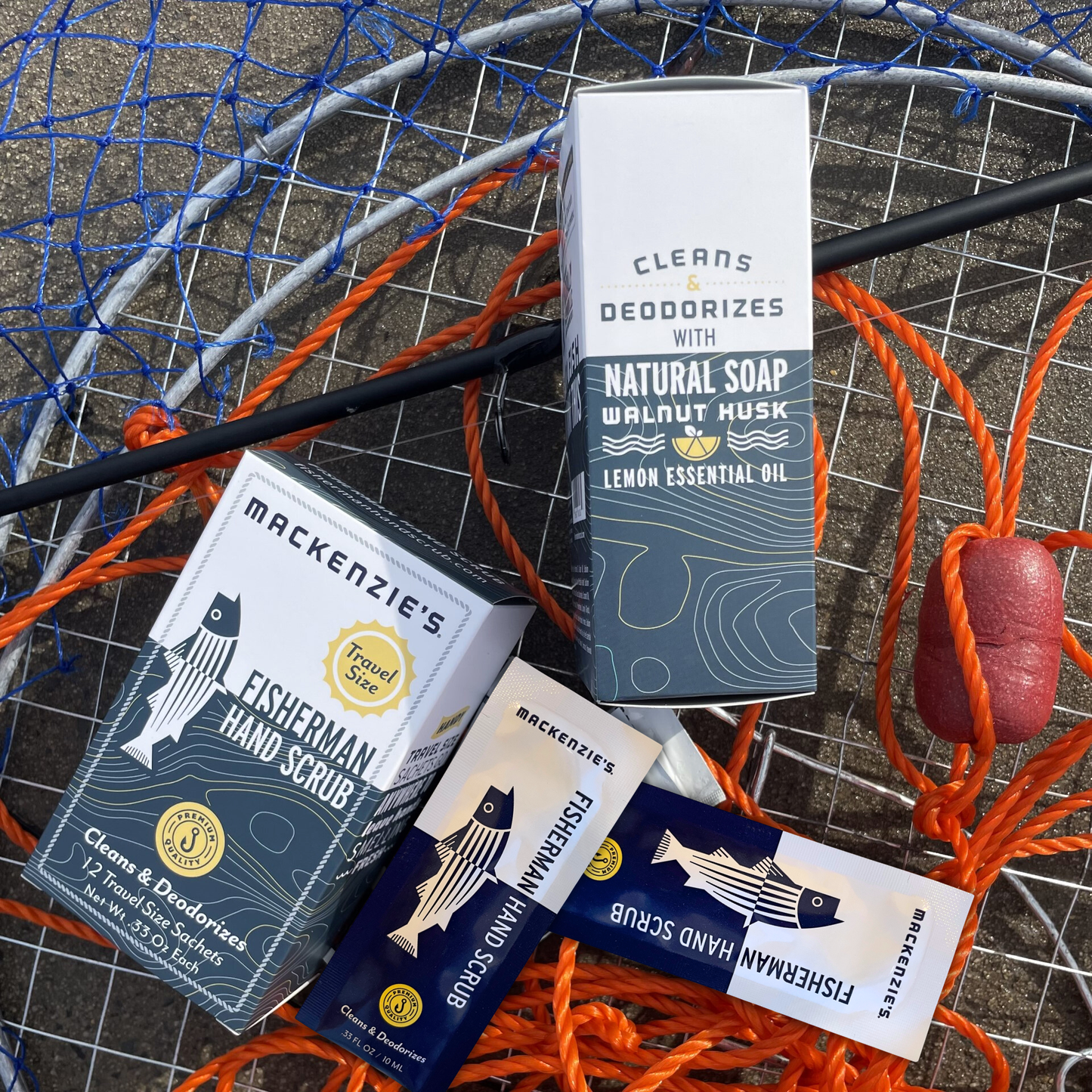 Fisherman Hand Scrub Travel Sized Packets .33 oz (12 qty)