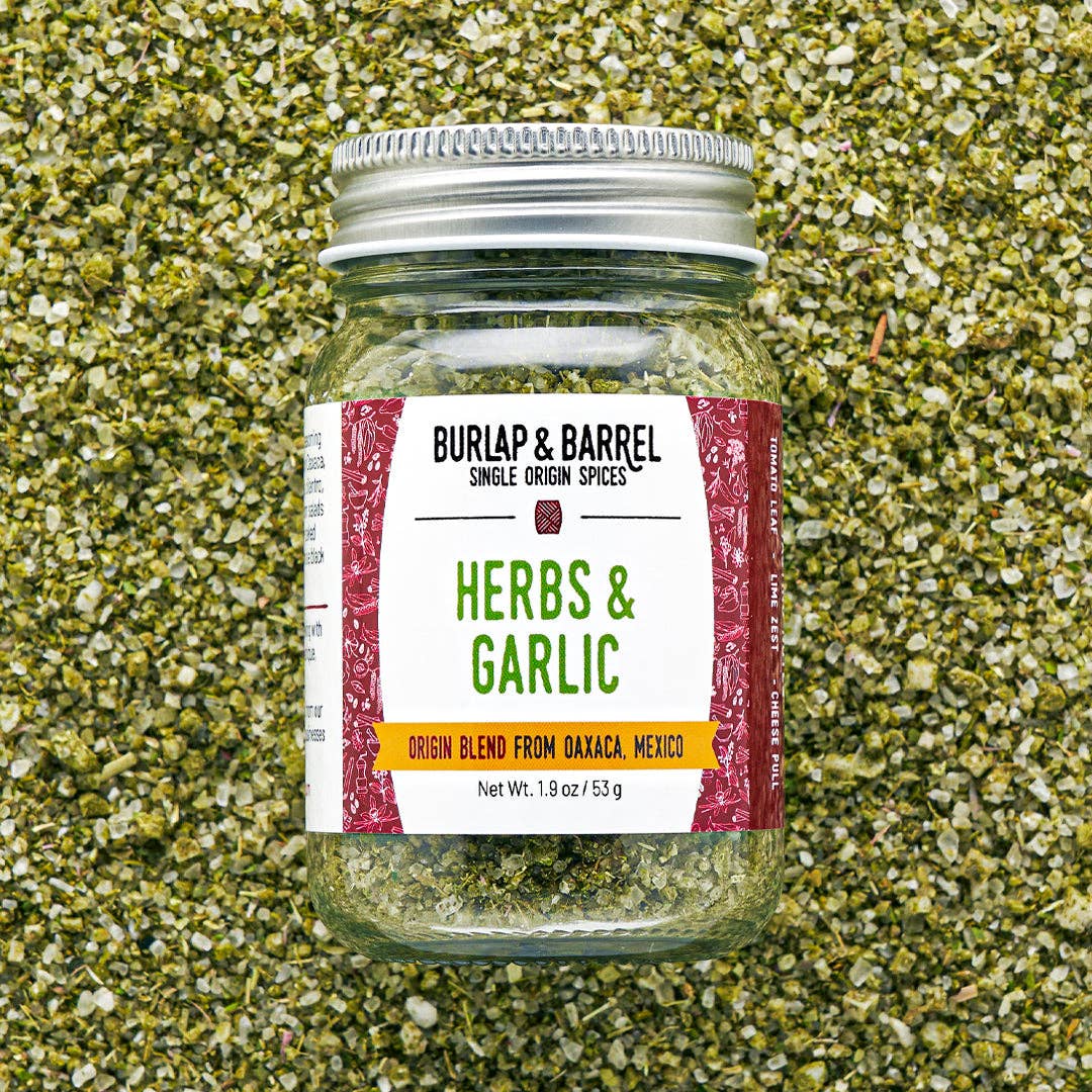 Herbs & Garlic Blend - Single Origin Seasoning Salt Blend