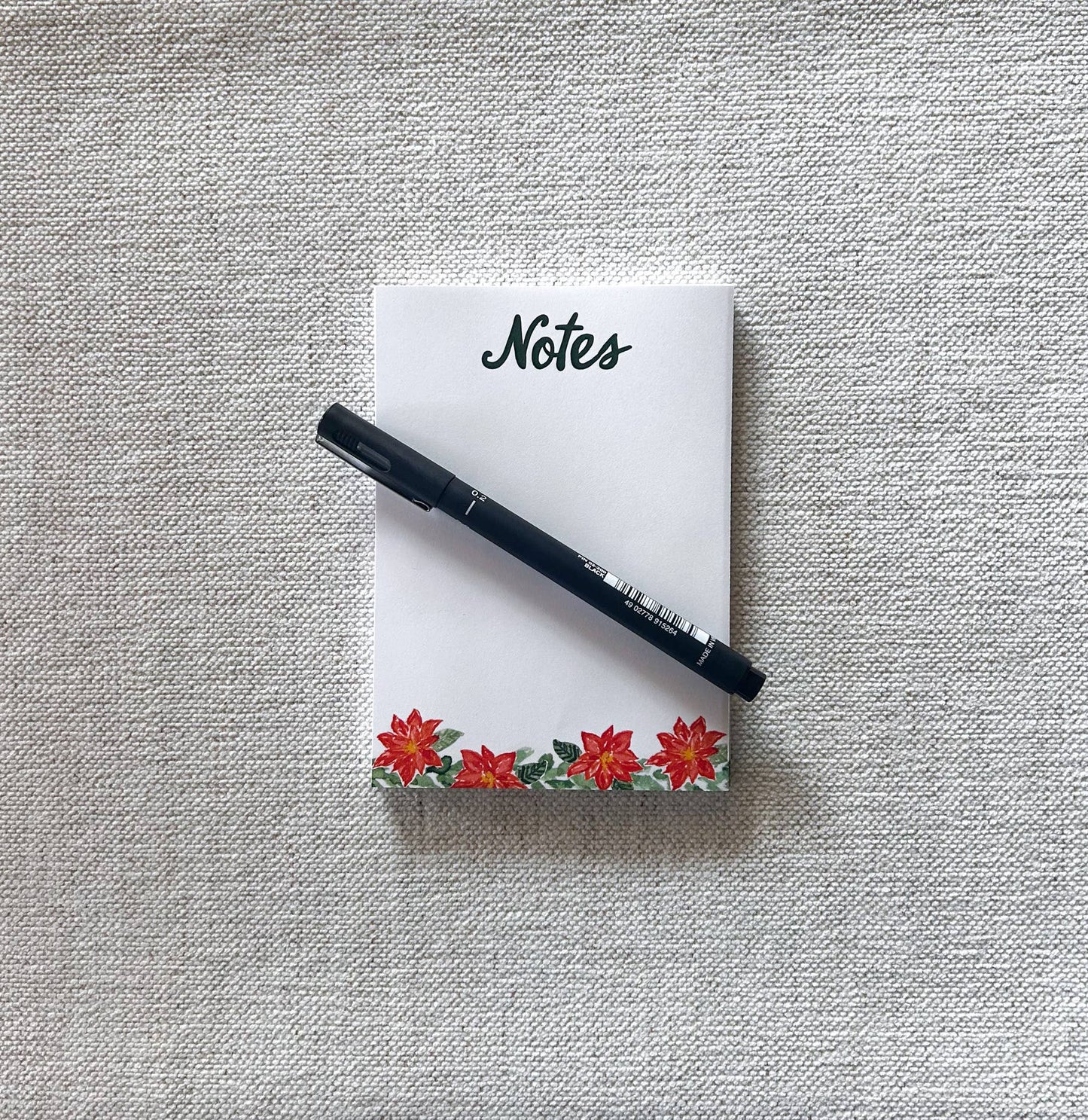 Trellis Paper Co. - Poinsettia Wreath Notepad