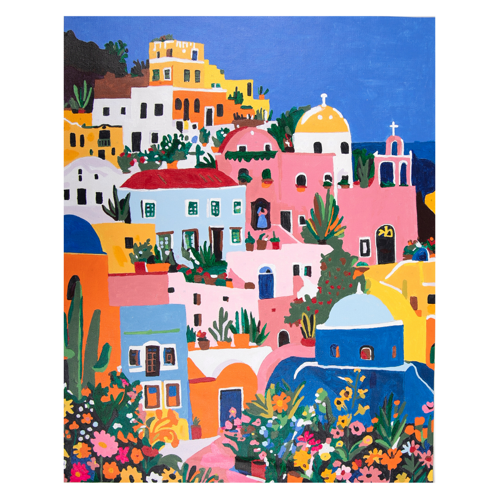Pink Picasso Kits - Flower Market: Santorini