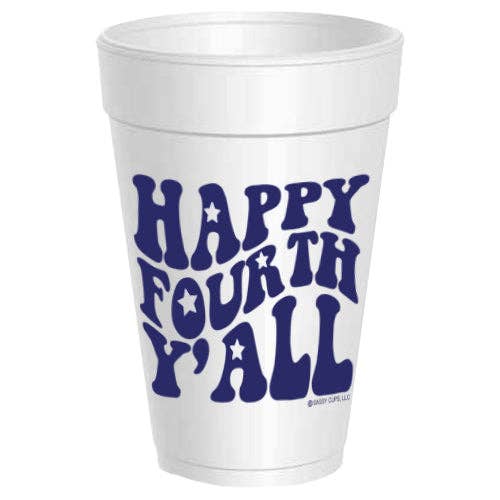 Sassy Cups - Happy Fourth Y'all - 10 pack