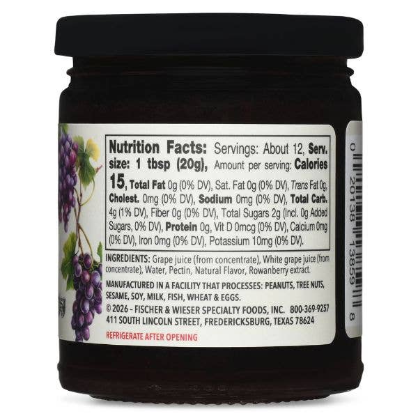 Grape Fruit Spread - No Sugar Added