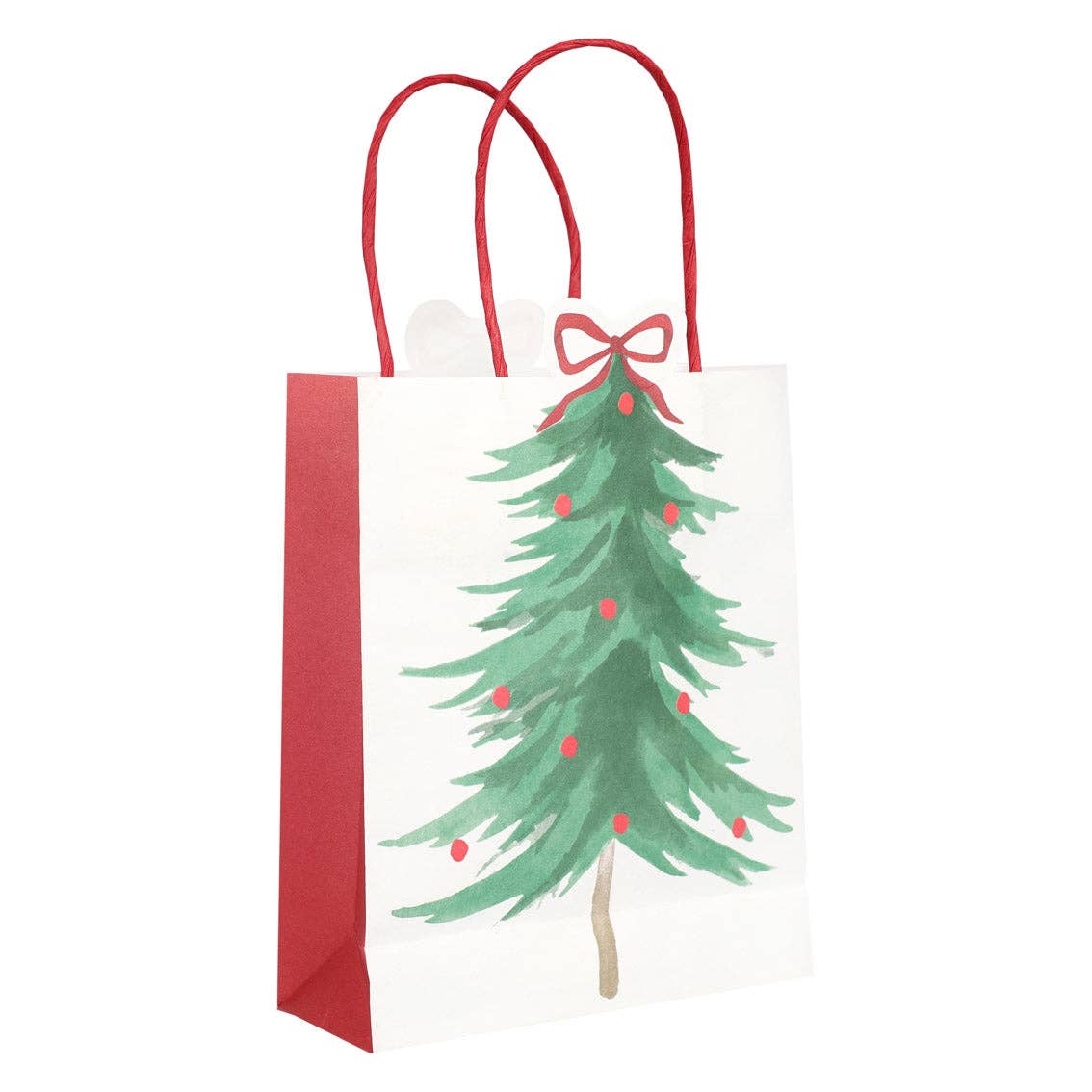 Christmas Tree Paper Gift Bags | 8 Pack | Gifting |