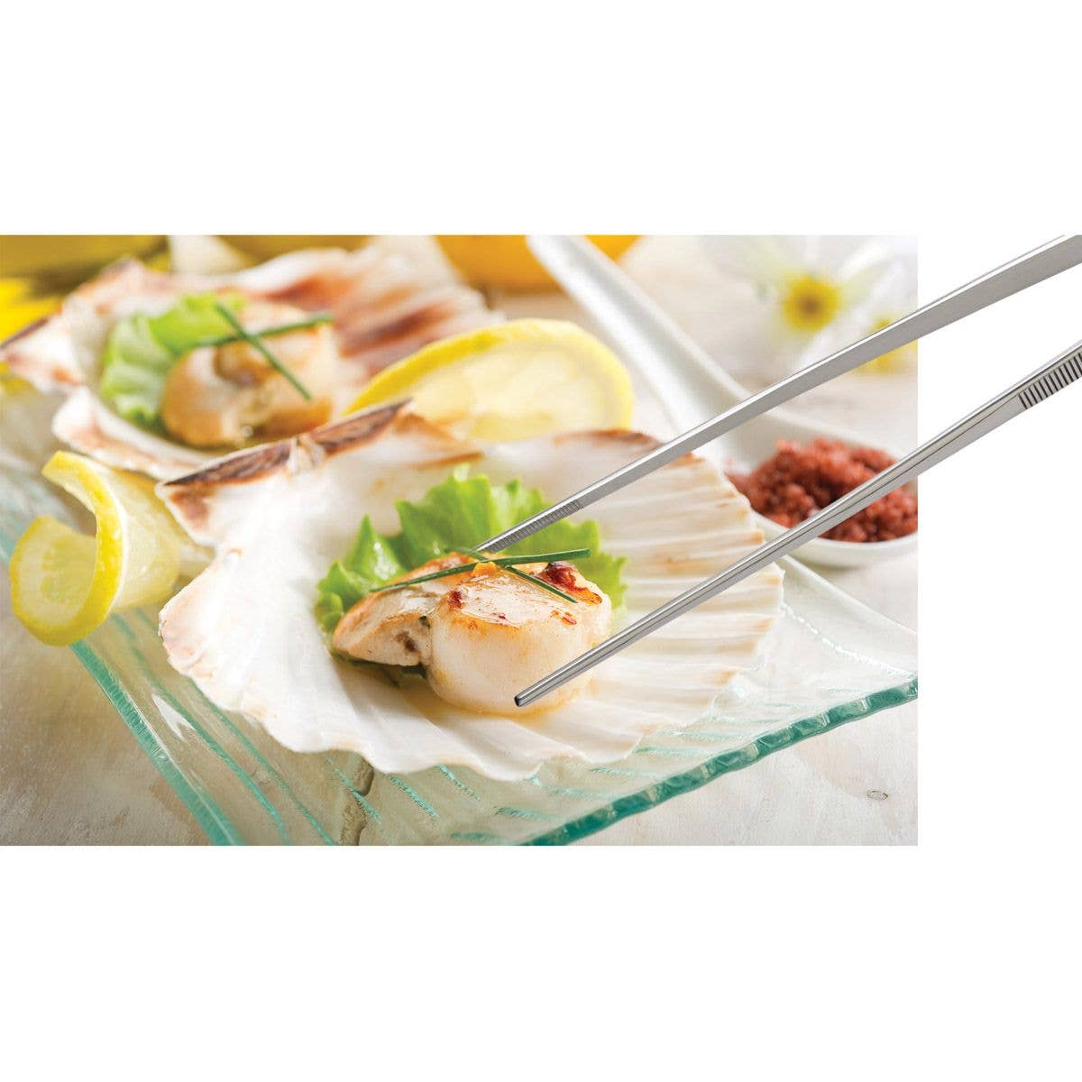 CatCora Straight Precision Plating Tongs