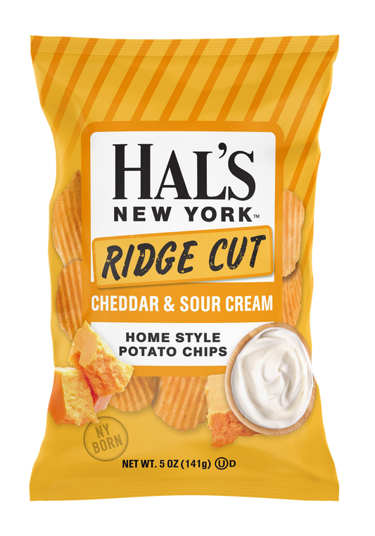 Hal's New York - Cheddar Sour Cream Potato Chips 5oz