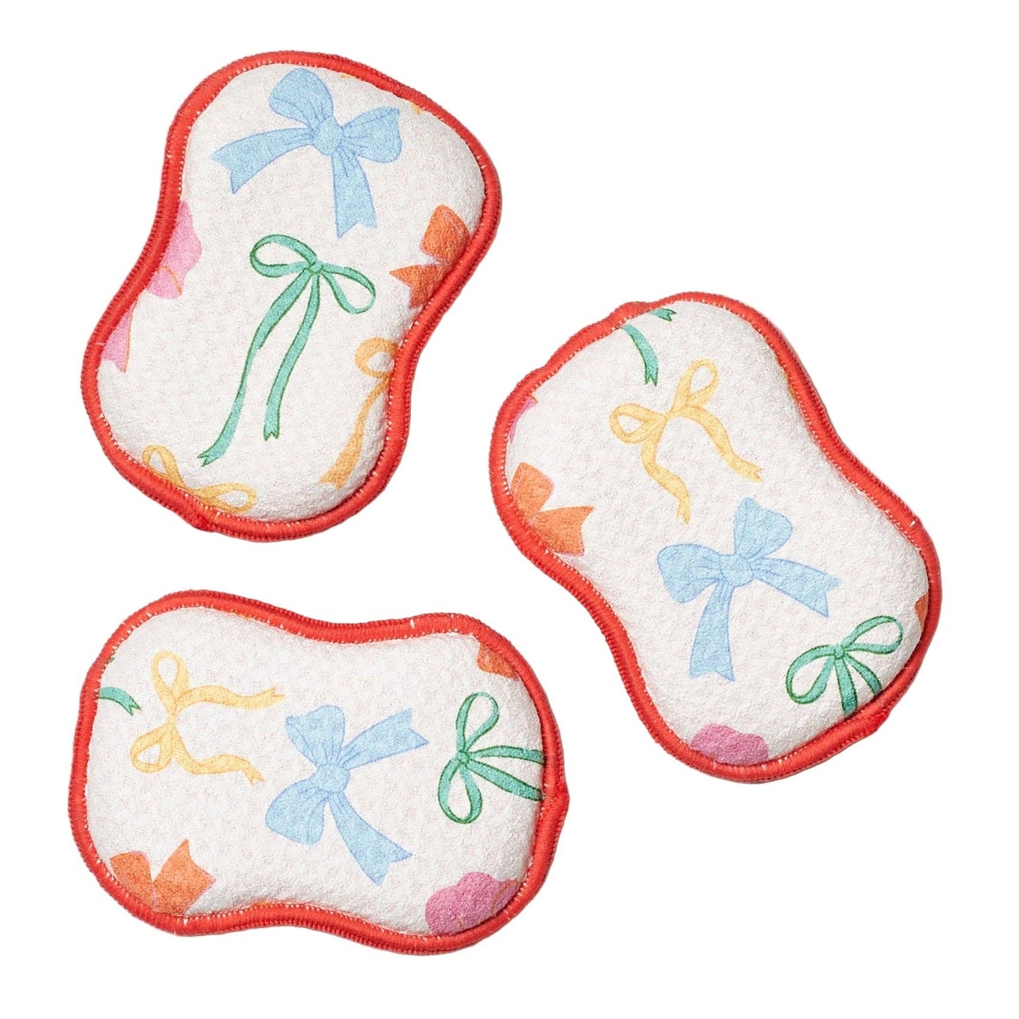 set of 3 sponges ribbons