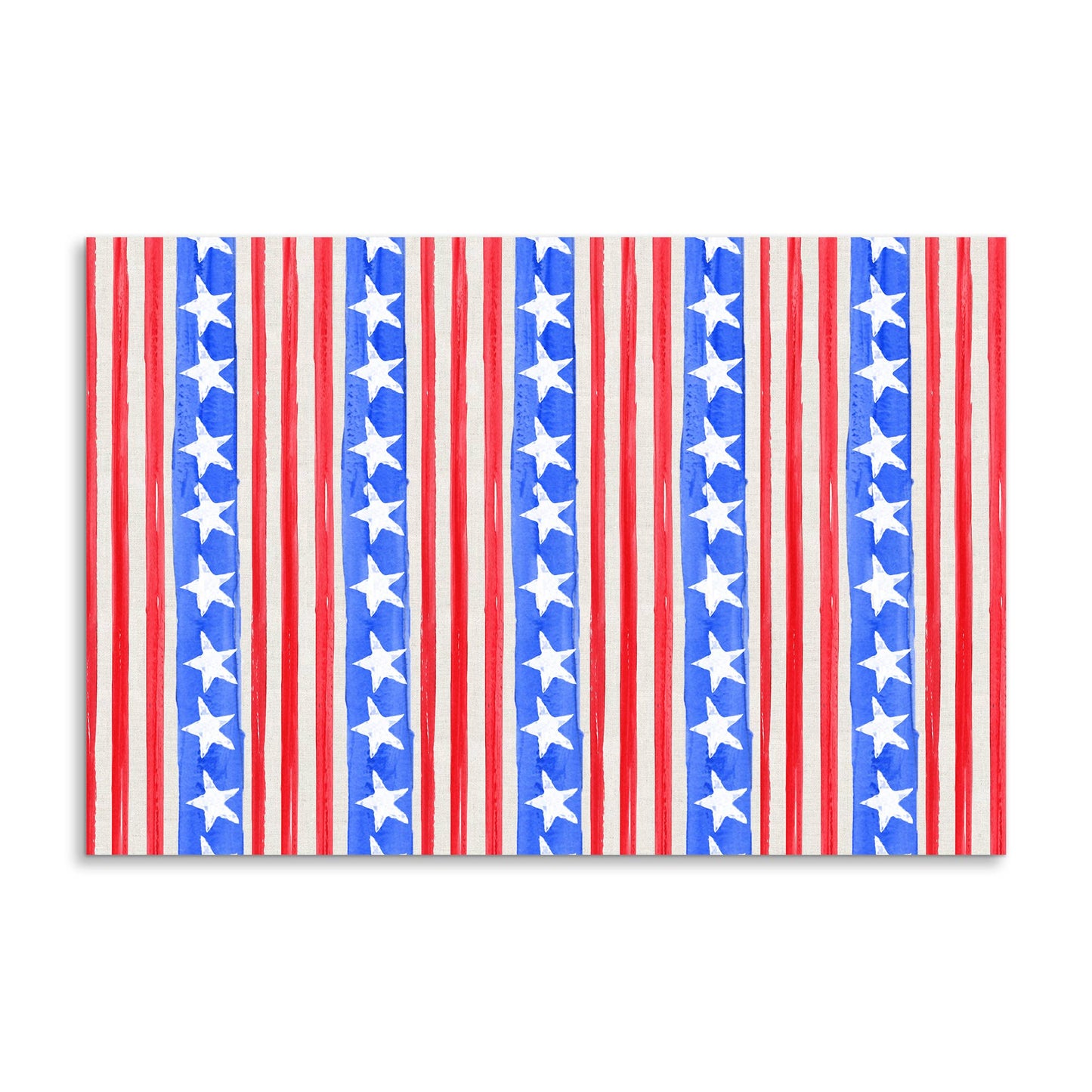 French Graffiti - Stars & Stripes Paper Placemats