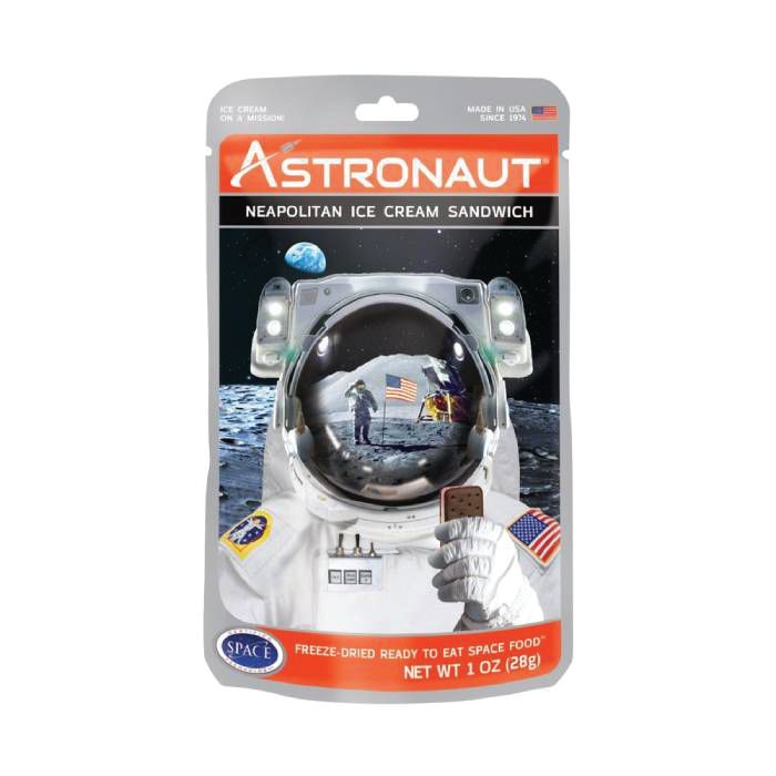 Astronaut Neapolitan Ice Cream Sandwich