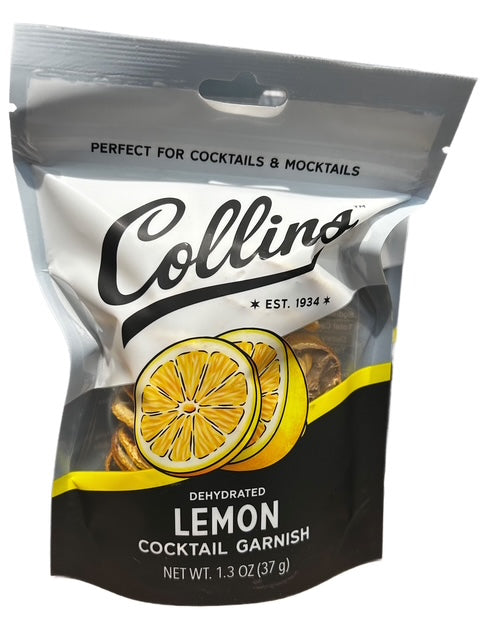 Collins Dehydrated Lemon Cocktail Garnish