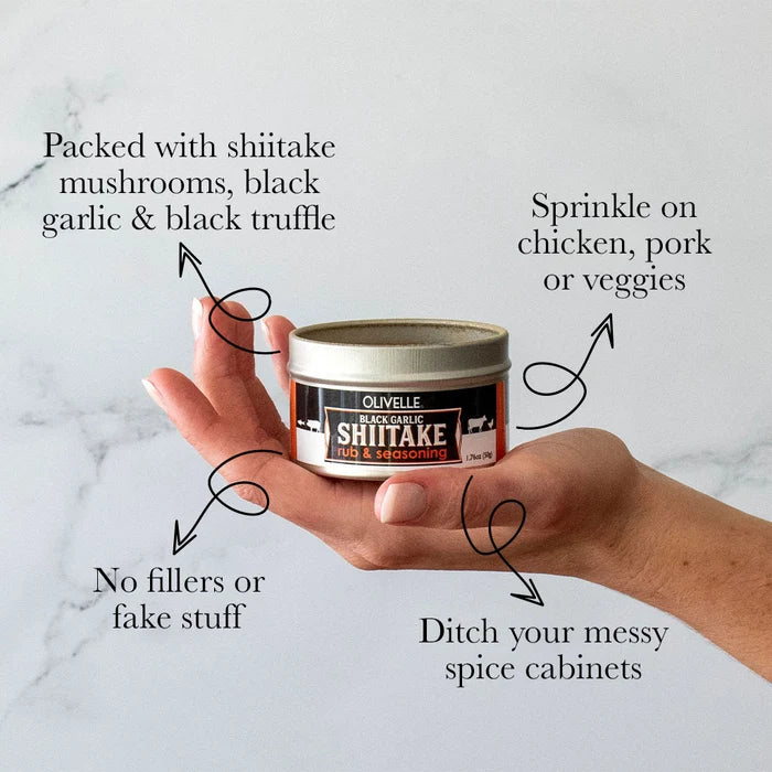 Black Garlic Shiitake Rub